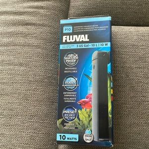 Fluval P10 Submersible Aquarium Heater, 10 W, up to 3 US Gal (10 L)